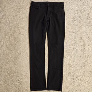 DL1961 Jeans Nicky Mid Rise Cigarette Riker Skinny Slim Womens 29 Black Stretch